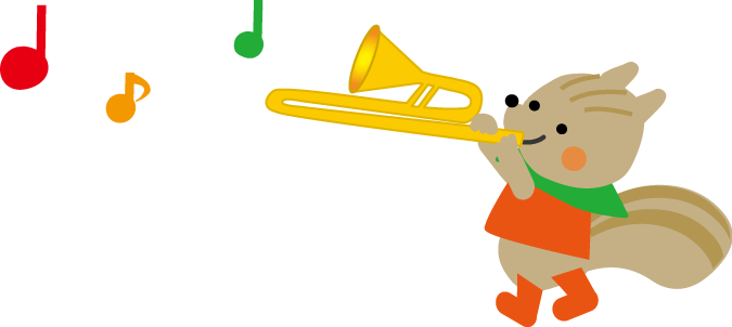 楽器 音楽隊 音楽会 のイラスト 無料イラスト素材３