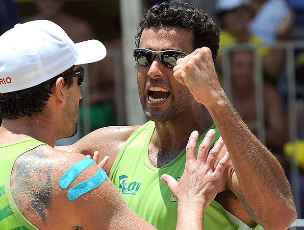 vôlei de praia Pedro Solberg e Pedro Cunha