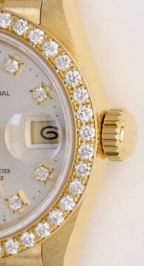 Foto 4, Rolex Datejust Damen G.Gold Diamant-Lünette-Zifferblatt, U1695