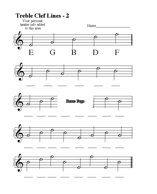 Music Education Worksheets