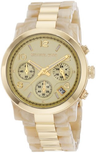 Reviews for Michael Kors Mk5139 Ladies Watch with Horn Gold Plated Bracelet andGold Dial