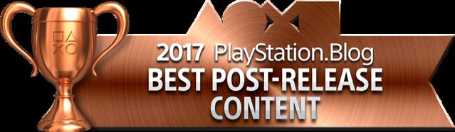 PlayStation Blog Game of the Year 2017 - Best Post-Release Content (Bronze)