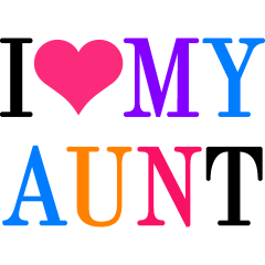 Free Free 309 I Love My Aunt Svg SVG PNG EPS DXF File
