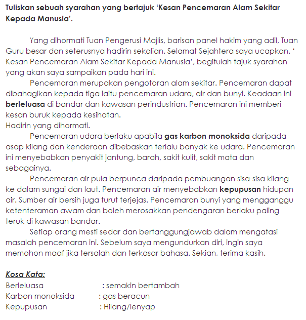 Contoh Karangan Kitar Semula - Contoh Two Contoh Karangan Kitar Semula - Contoh Two