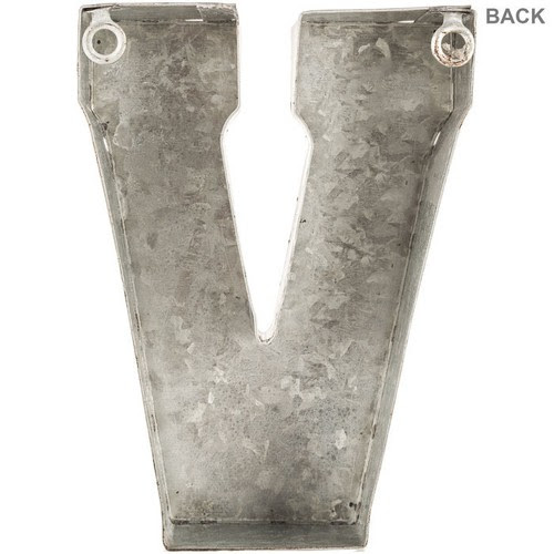 A B C D E F G H I J K L M N O P Q R S T U V W X Y Z Galvanized Letter Other Home Decor Home Garden