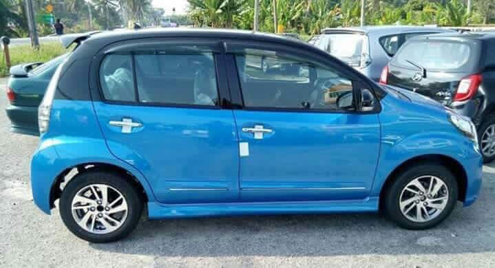 Myvi Facelift Terbaru Tampil Dengan Cat Luaran Dwi Warna 