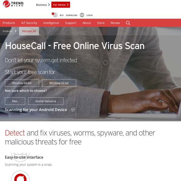 Housecall Antivirus Free Online Scan