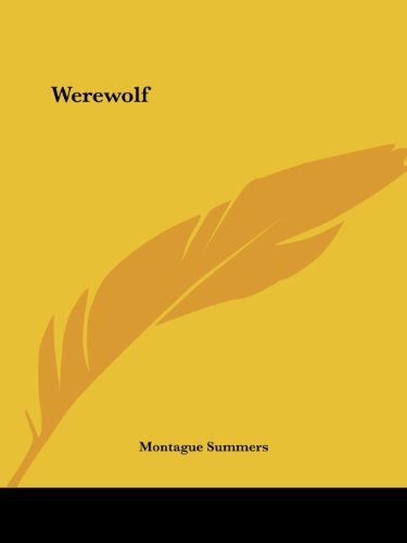 WerewolfBy Montague Summers