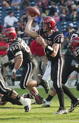 San Diego State Aztecs quarterback Ryan Lindle...