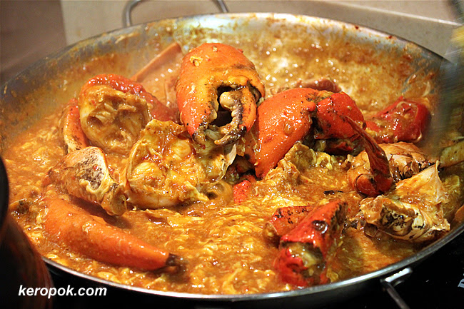 The crabs are almost done...