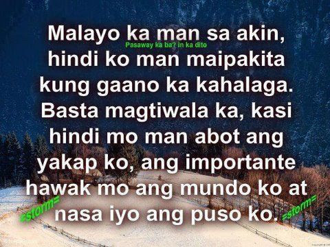 filipino long sweet message for boyfriend tagalog monthsary
