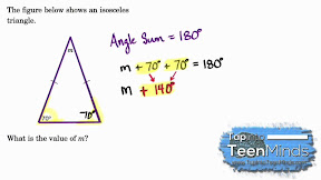 How To Find Two Missing Angles In A Triangle ~ Angle Measures in Given Triangles | CK-12 Foundation