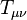T_{\mu \nu}