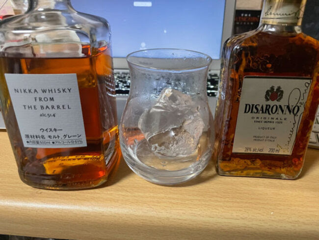 自宅でカクテル ゴッドファーザーを作って飲んでみた 榎商店 お酒情報ブログ