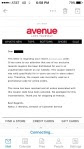 The official cancellation e-amil