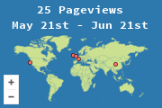 Locations of visitors to this page