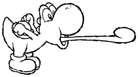 yoshi coloring pages    print