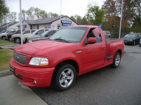 94 ford f150 lightning. Bright Red 2001 Ford F150 SVT