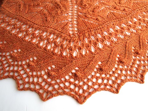 Juneberry Triangle Shawl