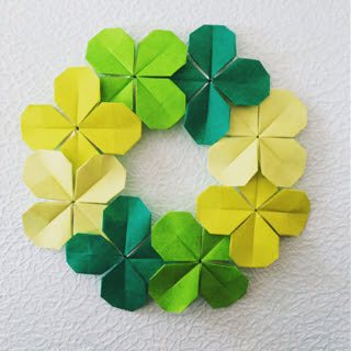 折り紙でクローバーを作ろう 飾り付けにぴったりの四つ葉の折り方