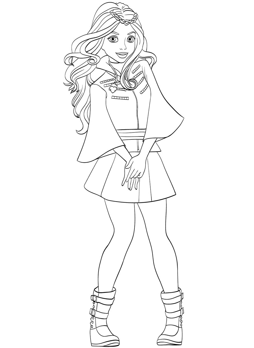 Kids-n-fun.com | 15 coloring pages of Disney Descendant ...