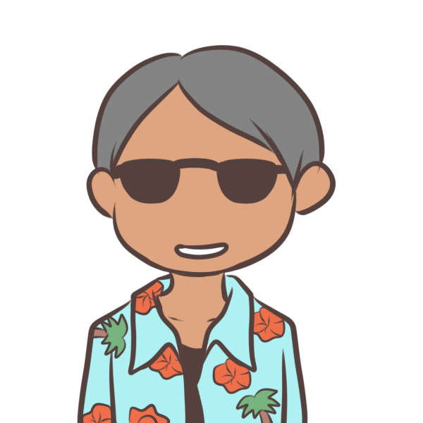 日焼けした男の人のイラスト かわいいフリー素材が無料のイラストレイン