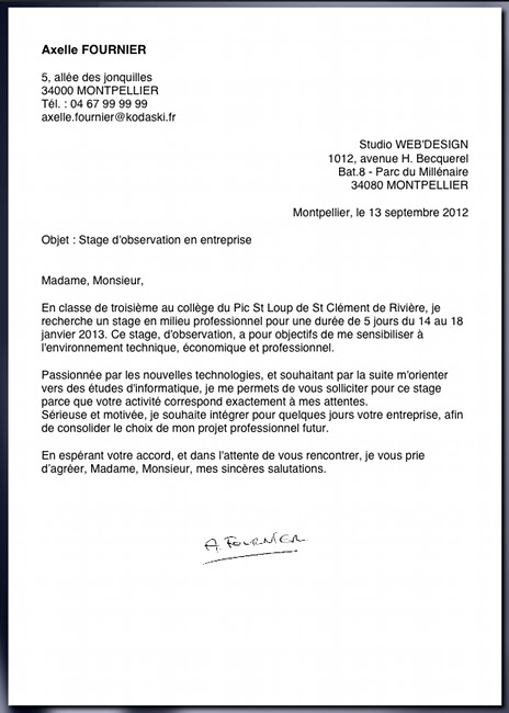 Stage en entreprise en 3e 2018-2019 - Collège Paul 
