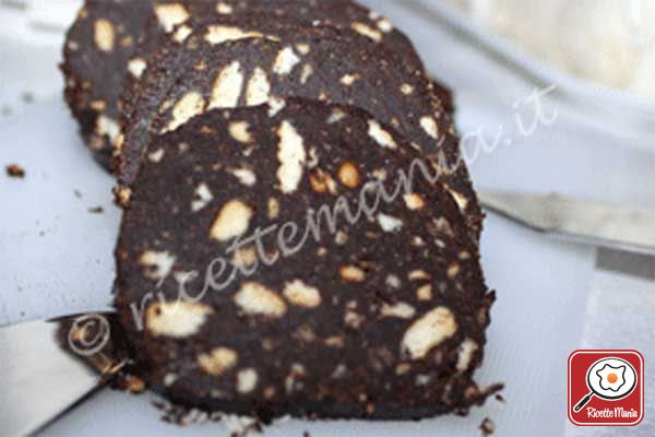 Salame Al Cioccolato Con Cacao Amaro Ricetta Salame Di Cioccolato Ricettemania