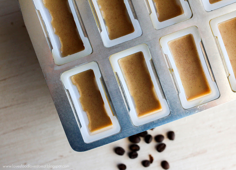 Creamy Coffee Popsicles: Loves Food, Loves to Eat