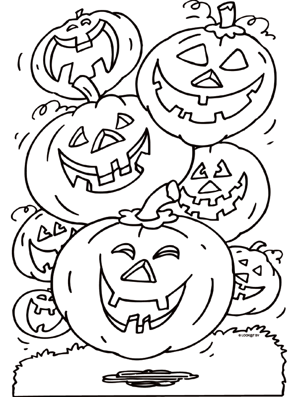 Halloween Kleurplaten