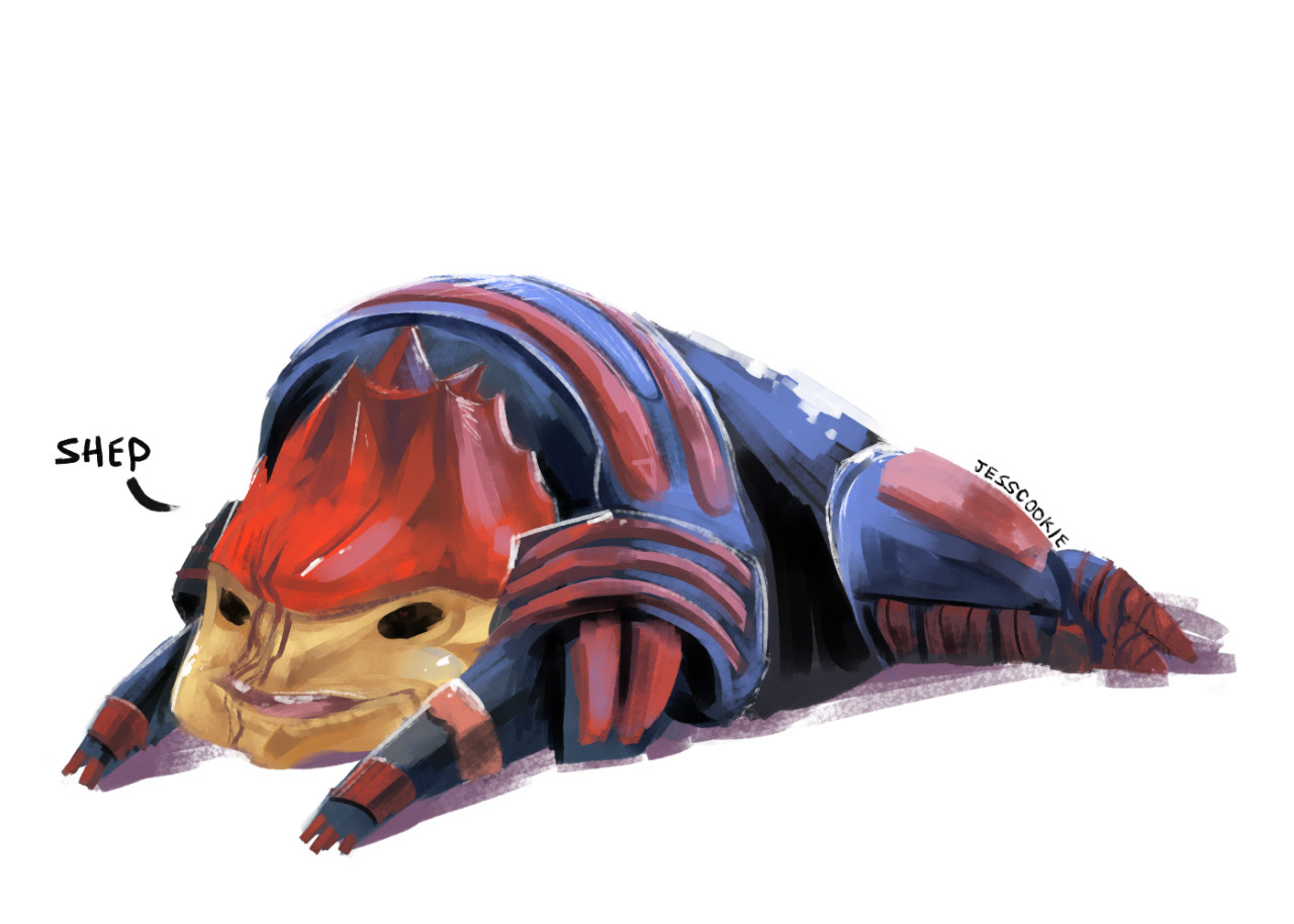 Jehoshaphat! • urdnot wrex aka most moe anime ever two layers;