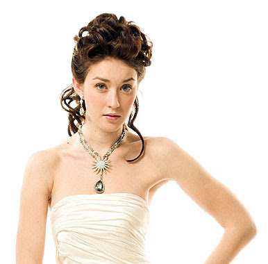 Sheath gown bridal hairstyle, by Hippie Hair Concepts in Toronto