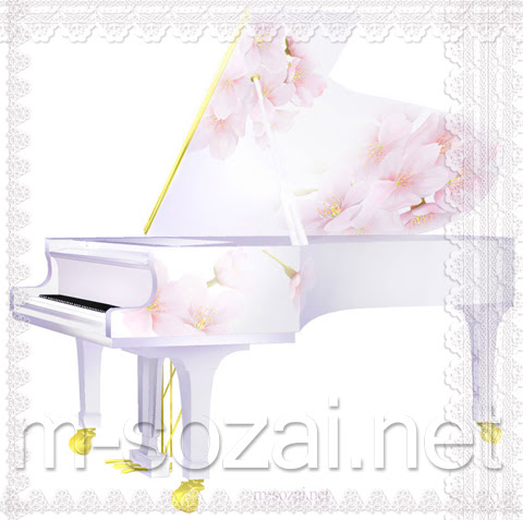 音楽画像素材ウタノツバサ 楽器 音楽関連のフリー素材 イラスト 無料の素材 ピアノ バイオリン 楽器イラスト 音符模様