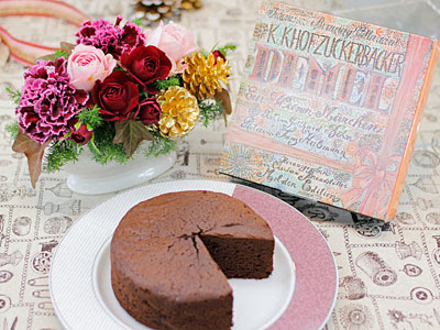 クリスマスに贈るデメルのケーキとお花のセット A Diary ほっと一息おうちバル