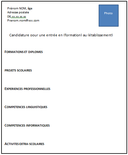 Exemple cv sortie ecole - CV Anonyme Exemple cv sortie ecole - CV Anonyme