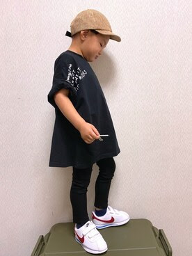 ナイキ コルテッツ ベーシック キッズシューズ Nike Cortez Basic Baby Toddler Shoeを使った人気ファッション コーディネート Mnje