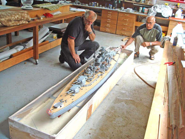 gifts model boat 100 Werner Hans Bismarck Model Schleiter by