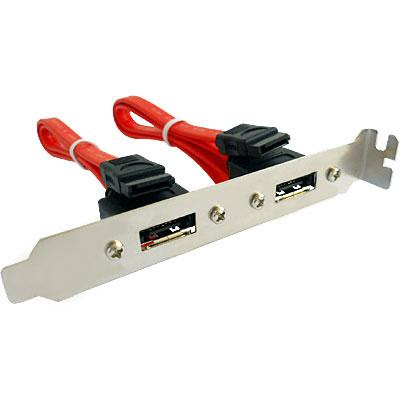 Micro Sata Cables 2 Port Sata Cable To Esata Adapter Bracket