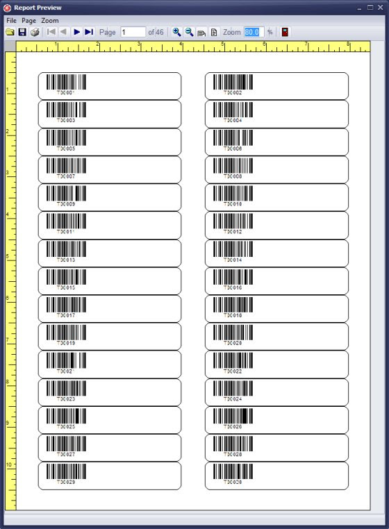 Handy Library Manager, library label sample, library barcode labels, 30 ...