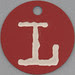 pink tag letter L