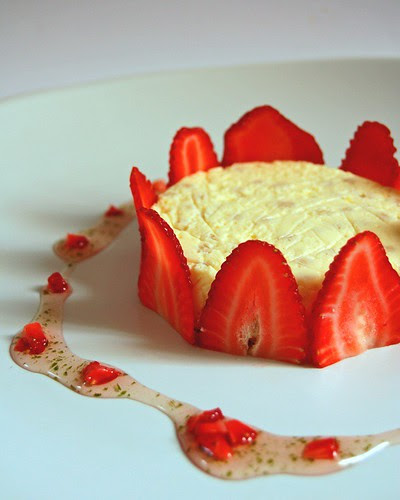 Moghrabieh Custard with Kaffir Lime Leaf Syrup© by Haalo