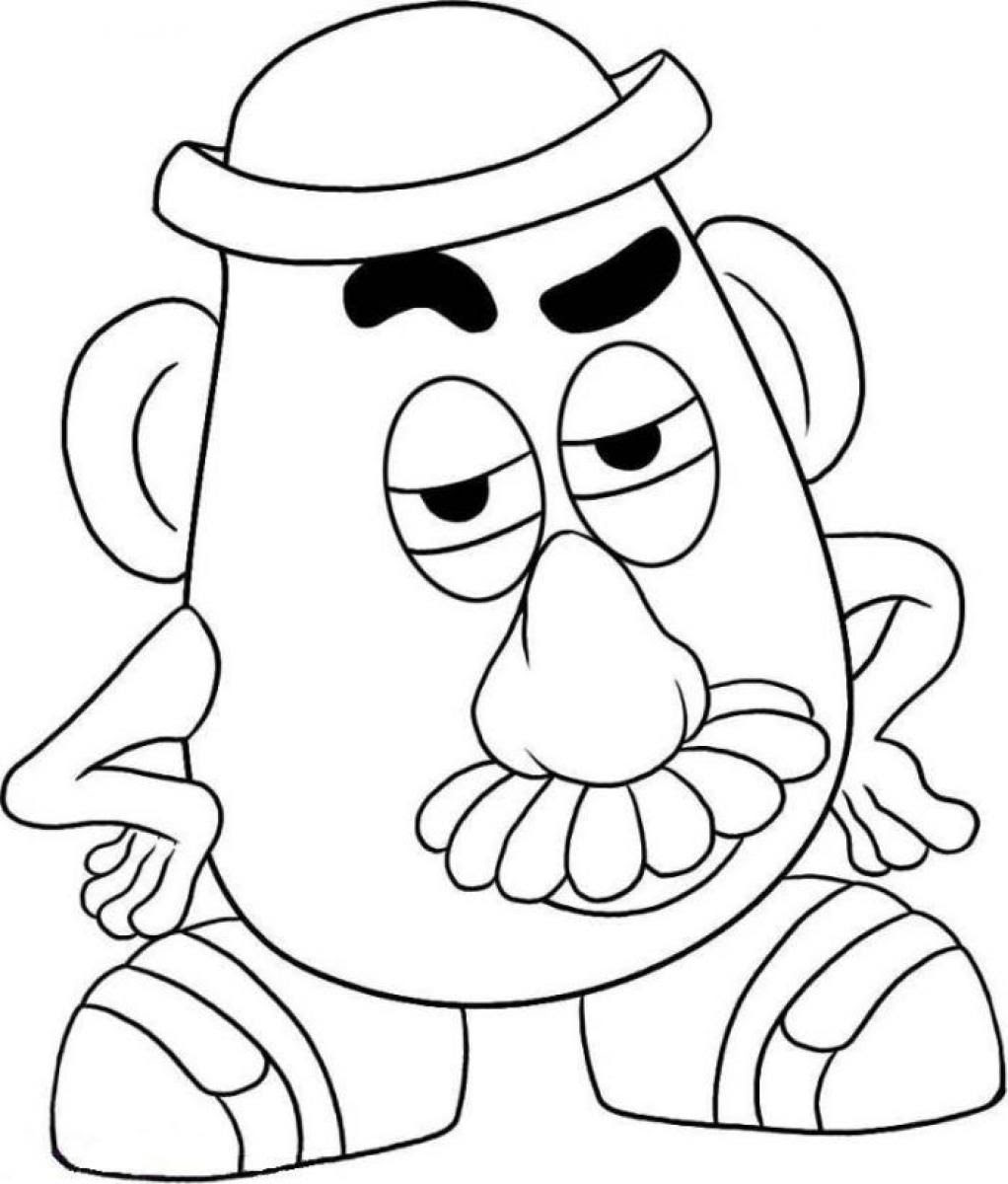 Free Mr Potato Head Coloring Page Download Free Clip Art Free