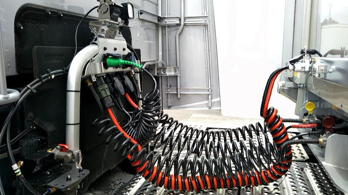 反射テープ 反射シール 3m テープ スパイラルチューブ ホース コイルホース ジャンパー ホース 大型 後部反射器 トラクタ トレーラー接続部品専門のプロショップ コネクションパーツドットコム
