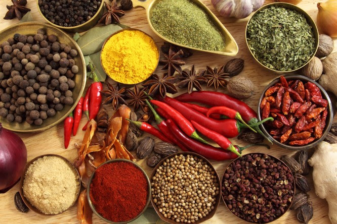 Herbs and spices reduce weight