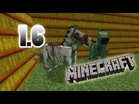 MineCraft 1.6 SnapShot 13w21a Ghost Horse, Skeleton Horse 