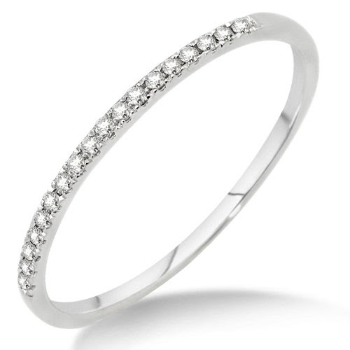 Miore - MP9011RO - Bague Femme - Or blanc 375/1000 (9 carats)0.73 gr - diamants 0,09 cts - T 54
