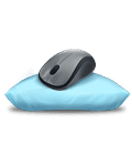 Hand-friendly laser mouse