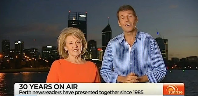 Western Australian Television History Wa Tv History Blog Archive Rick Ardon And Susannah Carr Celebrate 30 Years Reading Seven News Together