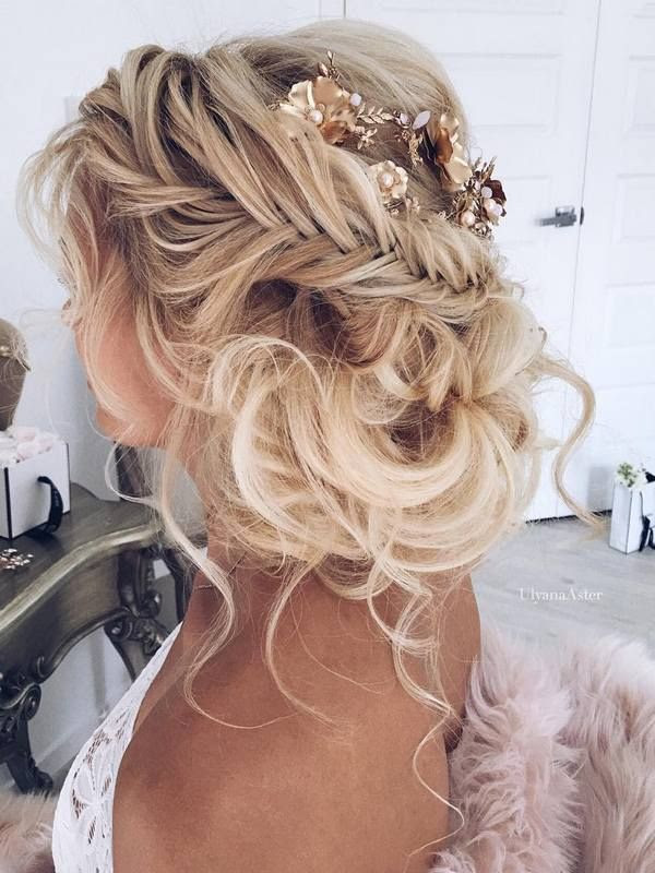نتيجة بحث الصور عن ‪bridal chignon hairstyle on pinterest 2017‬‏