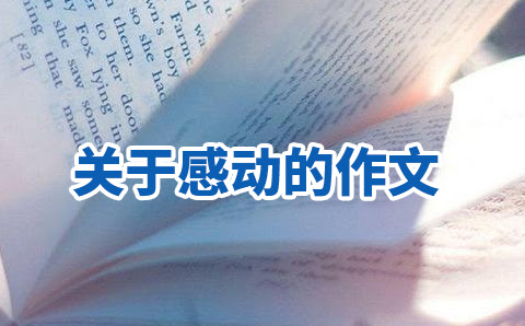 关于感动的作文 精选50篇